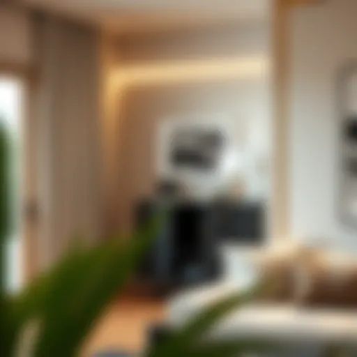 Elegant self-adhesive corner trim enhancing interior aesthetics