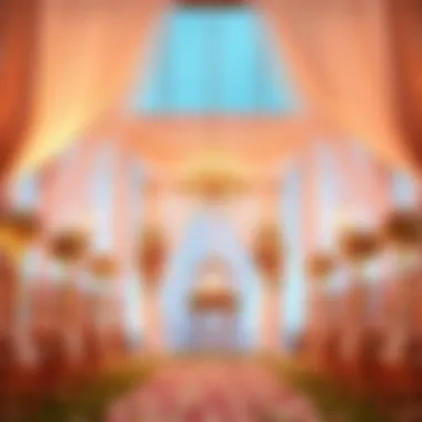 Elegant sheer curtains creating a romantic ambiance