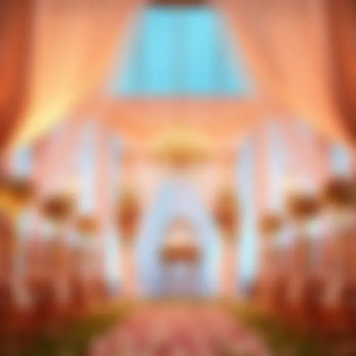 Elegant sheer curtains creating a romantic ambiance