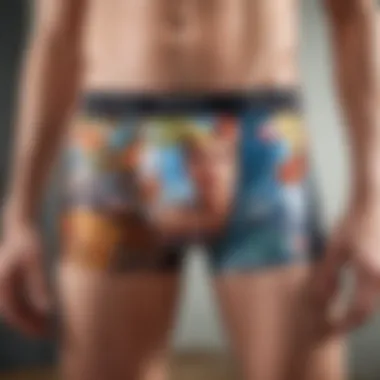 Artistic Expression through Custom Boxers Vibrant custom boxers with face prints
