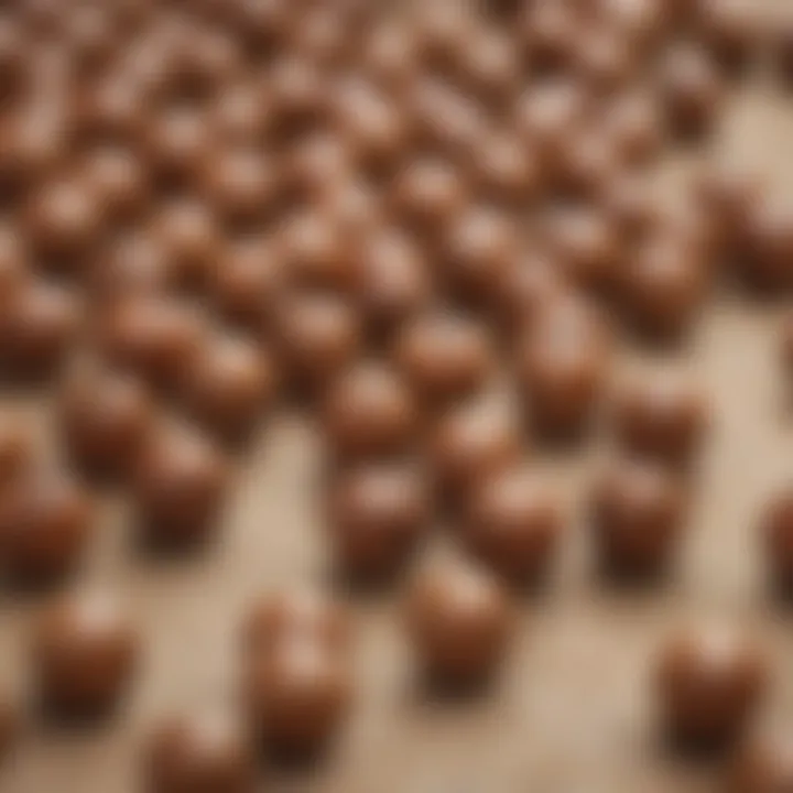 Sustainable wooden beads displayed on a natural fabric background