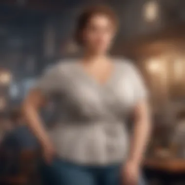 Enhancing Style with Classic Plus Size Tops Classic plus size top that enhances figure and style