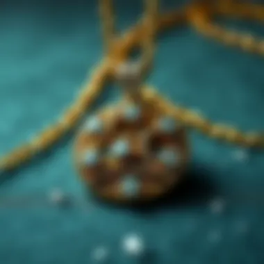 Historical iced pendant with cultural significance