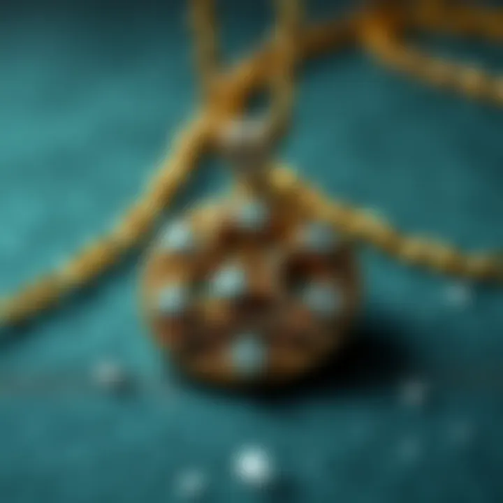 Historical iced pendant with cultural significance