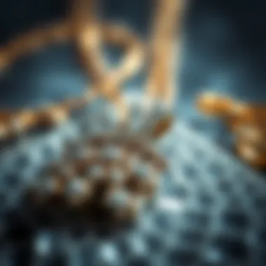 Quality materials used in crafting iced pendants