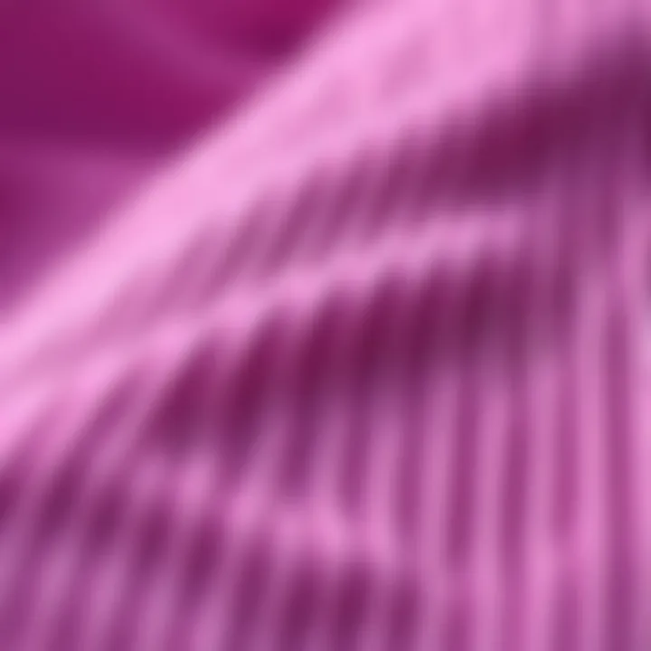 Close-up of ribbed fabric highlighting the intricate texture and quality