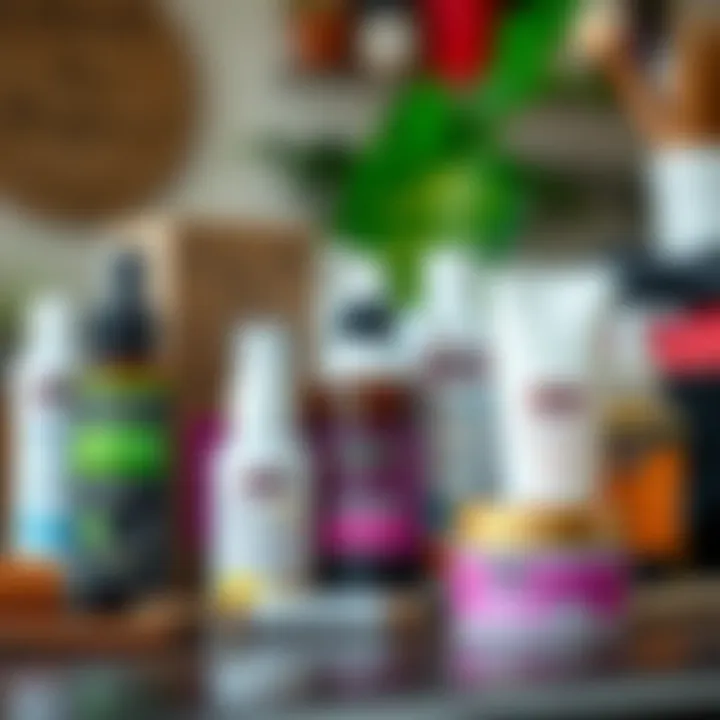 Essential Maintenance Products for River Locs An array of products essential for maintaining River Locs.