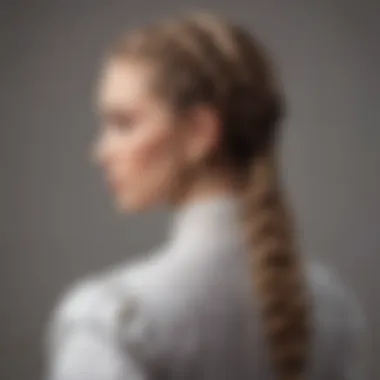 Cultural representation of braided hairstyles adorned with rings