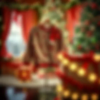 A Cozy Christmas Experience Cozy Christmas pajama set displayed on a festive background