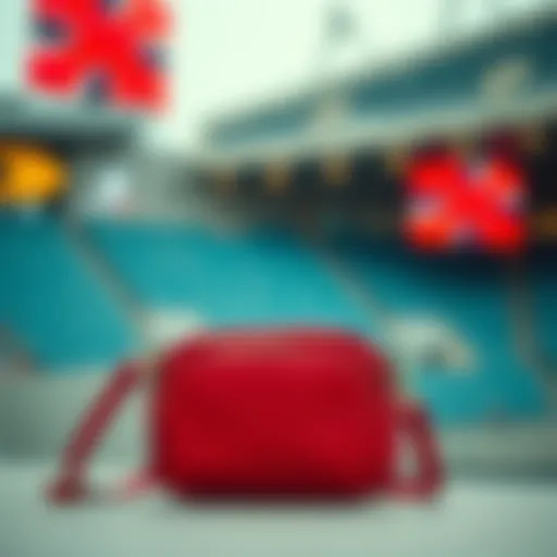 Sleek Design of the Stadium Crossbody Bag A stylish stadium crossbody bag showcasing its sleek design