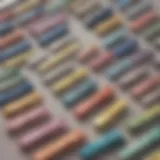 Charming alligator clips in various colors and patterns