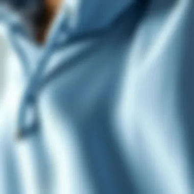 Close-up of fabric texture of a Forever 21 sweatshirt