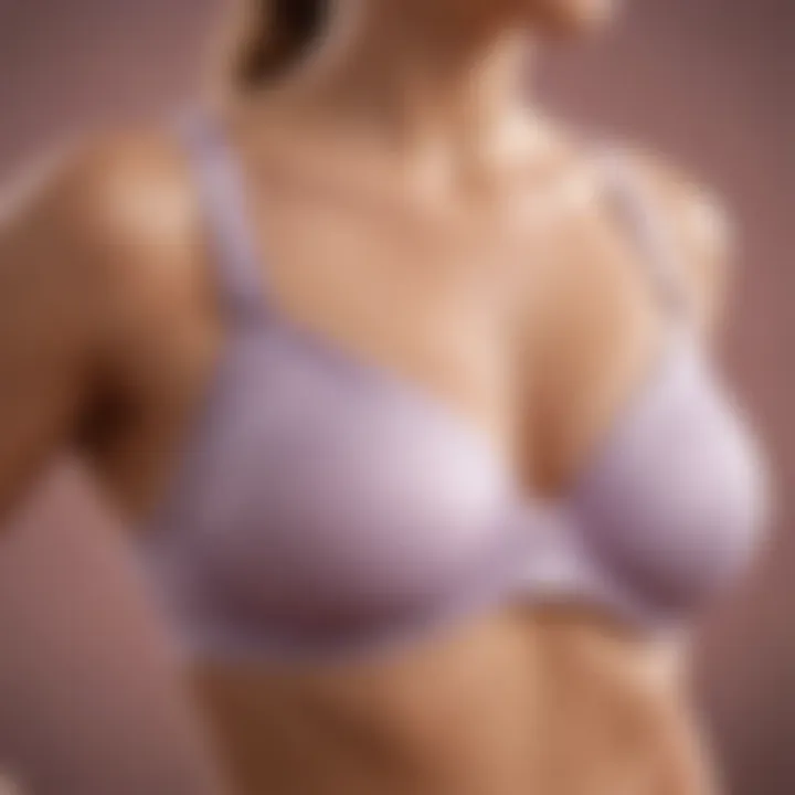 Close-up of adjustable straps on a genie bra showcasing the innovative design
