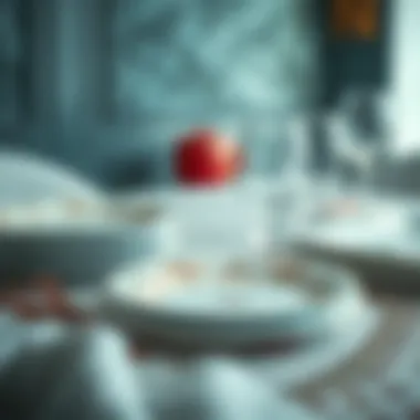 Elegant Luxury Paper Plates Elegant luxury paper plates adorned with intricate designs