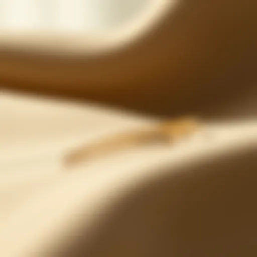 The Aesthetic Charm of Minimal Hair Clips Elegant minimal hair clips displayed on a textured fabric