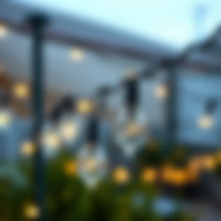 Detailed Design and Functionality Close-up of solar fairy lights highlighting their design and functionality