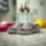 Diverse Colors and Patterns in Shower Clogs Elegant shower clogs showcasing diverse colors and patterns