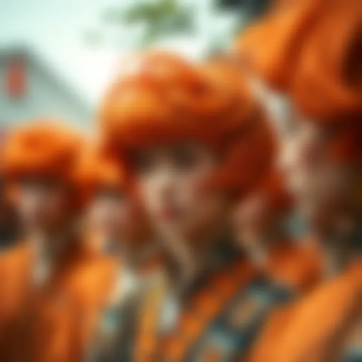 Cultural Heritage of Bright Orange Wigs Historical significance of bright orange wigs in various cultures