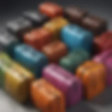 Selection of Compartmentalized Bags A selection of compartmentalized bags in different materials and designs