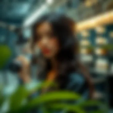 Professional salon setup featuring a continuous hair mister