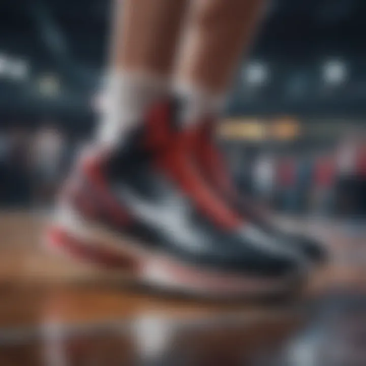 Performance features during gameplay of Wade Li Ning basketball shoes